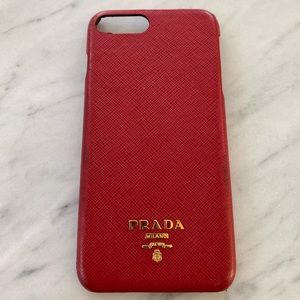 Prada Red 8 plus phone case